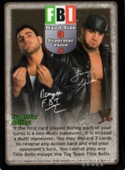 FBI Superstar Card